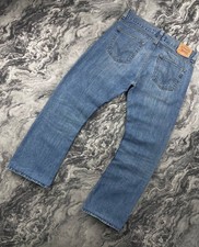 Vintage Levis 512 Bootcut Denim Jeans Men Size 36x34 Blue