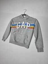 Gap Kids Small Hoodie Rainbow Design Pullover Sweatshirt Long Sleeve