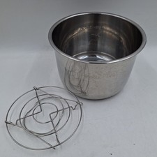 Instant Pot DUO Plus 60 6 qt Pressure Cooker Inner Pot With Rack ONLY