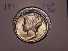 1944 MERCURY DIME GEM BU ORIGINAL POPULAR DATE PQ SHIPS FREE