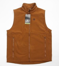 Ariat Mens Logo 2.0 Softshell Vest Chest Nut