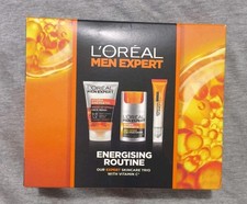 Image of L'Oreal Paris Men Expert Energising Facial Skincare Routine Gift Set for Him
