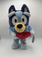 NEW WITH TAGS Bluey  Friends Animated Plush with Heart 2018 - Valentines Day