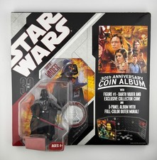 Star Wars 30th Anniversary Coin Album with Darth Vader Figure and Collector Coin