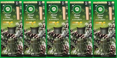 Air Wick Lufterfrischer Schilf Diffusor Waldkiefer & Schneeflocken | 33ml | 5er Pack
