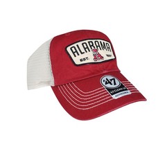 47 Brand Alabama Crimson Tide Trucker Hat Red White Adjustable New