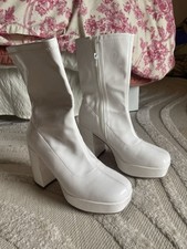 DREAM PAIRS Women Platform Ankle Boot High Chunky Heels Square Toe Party Wedding