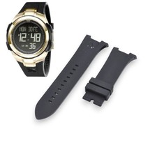 AX5018 30mm Black Rubber Strap For Armani Exchange