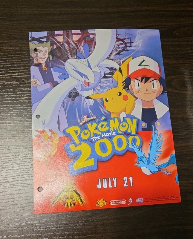 Pokemon The First Movie Promo Calendar