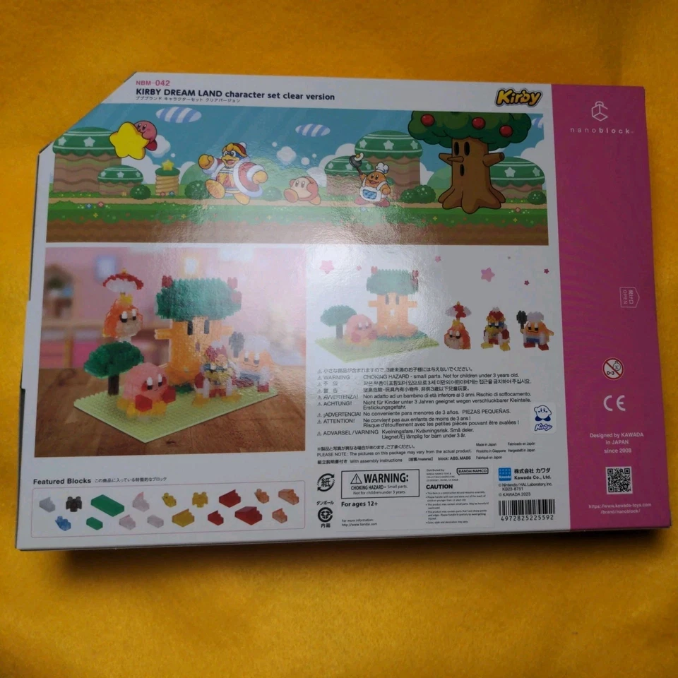 Nanoblock Kirby Dream Land Character Set Clear Translucent NBM-042 SDCC 2023  - Image 2 of 4