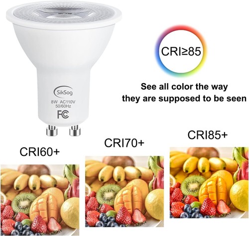 GU10 LED Light Bulb 5000K Daylight White,70W Halogen Equivalent, Non White - 第 5/7 張圖片