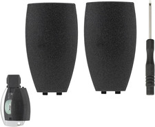 2PCS for Mercedes Key Fob Back Cover Replacement Benz Black