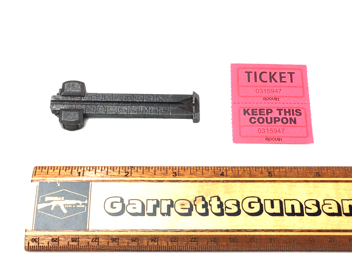 Original German K98 Mauser rear sight leaf with slider part or