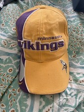 Vintage Reebok Minnesota Vikings NFL Pro Line Authentic Hat  One Size
