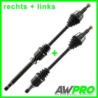 2X Antriebswelle FÜR Renault Kangoo Express Vorne Links + Rechts Schaltgetriebe