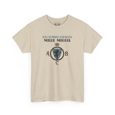 Mille Miglia Vintage T-Shirt - Italy Brescia Auto Club Tee - Racing Fans Gift