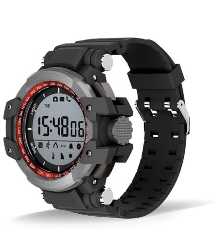 Oriver SW3 RED wojskowy inteligentny zegarek dla mężczyzn, outdoorowy zegarek sportowy z krokomierzem - Zdjęcie 1 z 5