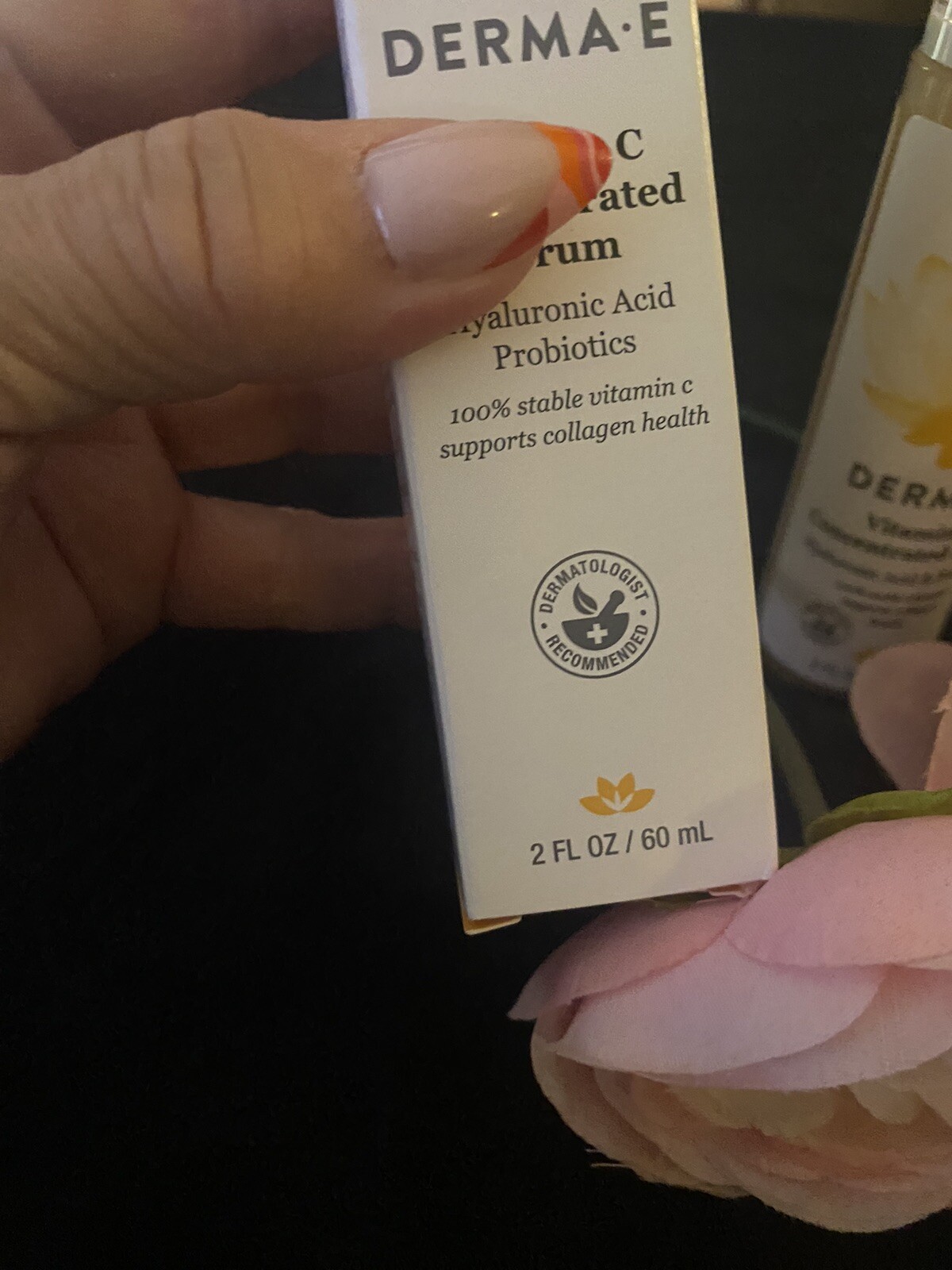 Derma E Vitamin C Concentrated Serum Hyaluronic Acid And Probiotics 2.0