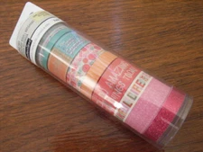 Recollections Washi Crafting Tape Boardwalk, 9 Rolls 82 Yards 496411 Love Happy