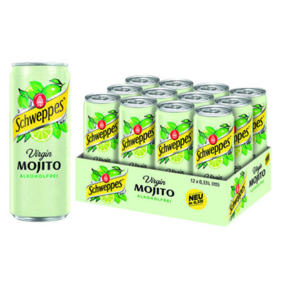 Schweppes Virgin Mojito 12x0.33l Ds. Einweg Pfand