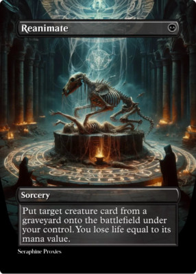 Reanimate - High Quality Altered Art Custom Cards