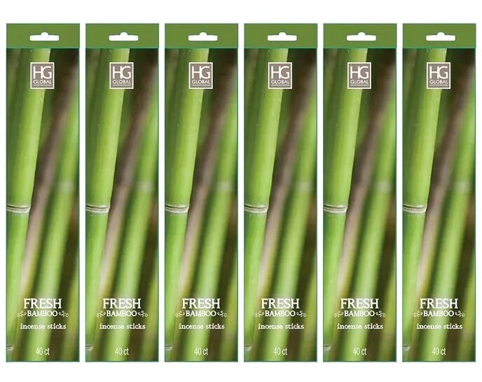 Hosley Fresh Bamboo Fragrance Incense Stick Essential Oils