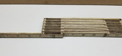 VINTAGE STANLEY # X-226-100 PLUS ball lock Folding EXTENSION ZIG ZAG RULE