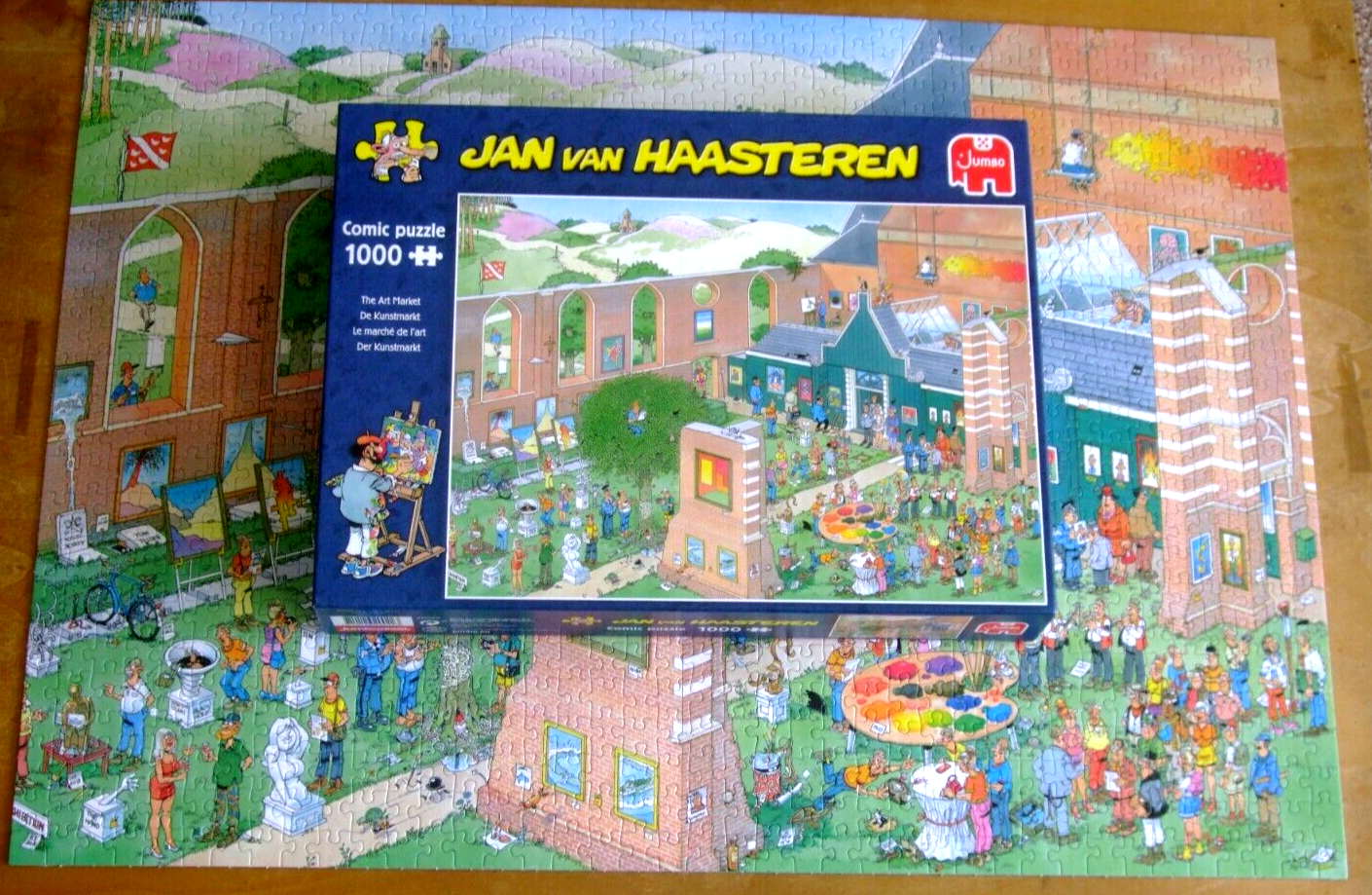 JIGSAW by JUMBO by JAN VAN HAASTEREN  (THE ART MARKET) 1000 PIECE/ALL COMPLETE