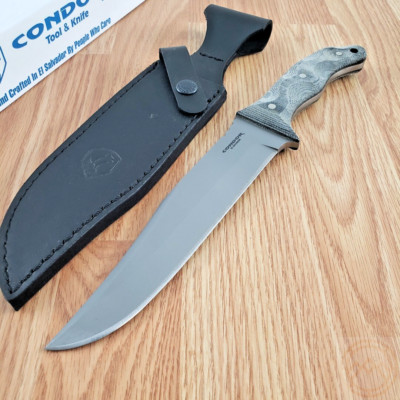 Condor Belgian Bowie Fixed Knife 12.61'' 1075 High Steel Blade Micarta Handle