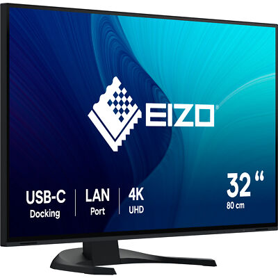 EIZO EV3240X-BK, LED-Monitor, 80 cm (32 Zoll), UHD, schwarz