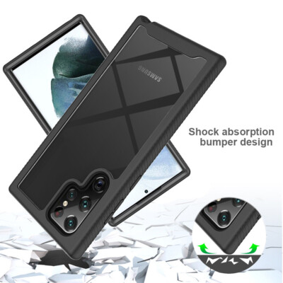 Handy Hülle Schutzhülle Samsung Galaxy S21/S21Ultra/S22/S22Ultra 2-teilig Etui