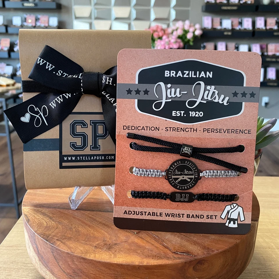 BJJ Jiu-Jitsu Regalo para Él | Pulseras BJJ para Hombres o Niños | Accesorios BJJ Foto 3 de 4