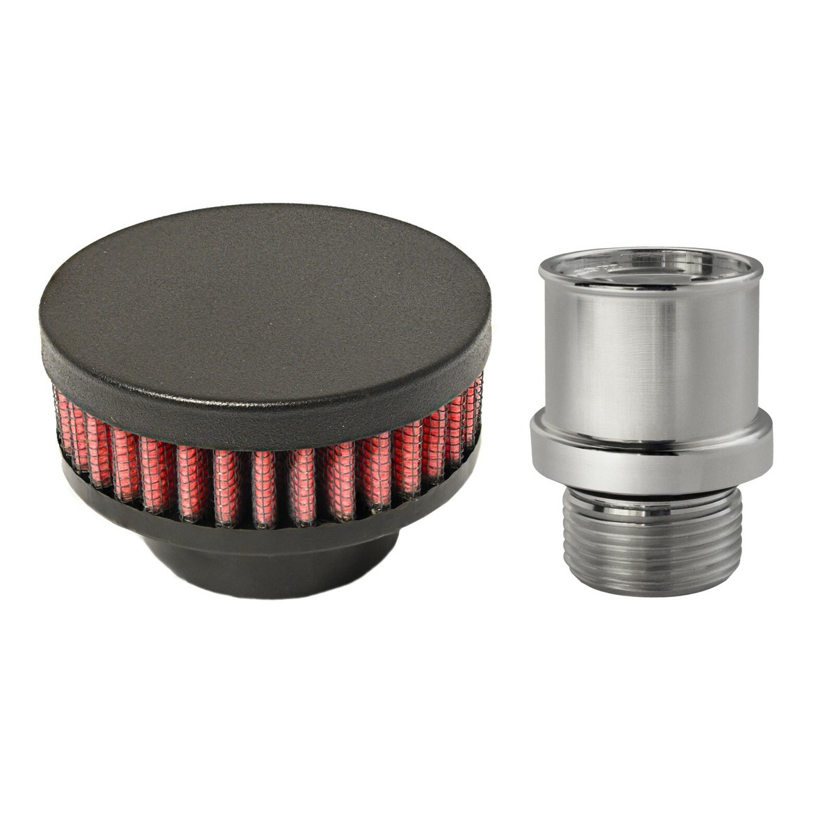 Valve Cover Breather Oil Cap Holley LS CAST Valve/Valley Covers (Flat Black