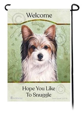 Biewer Terrier Hope You Like To Snuggle Garden Flag