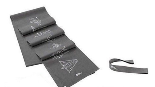 Crivit Resistance Band Set x4 Grey Medium - High Strength Fitness Training  New | eBay