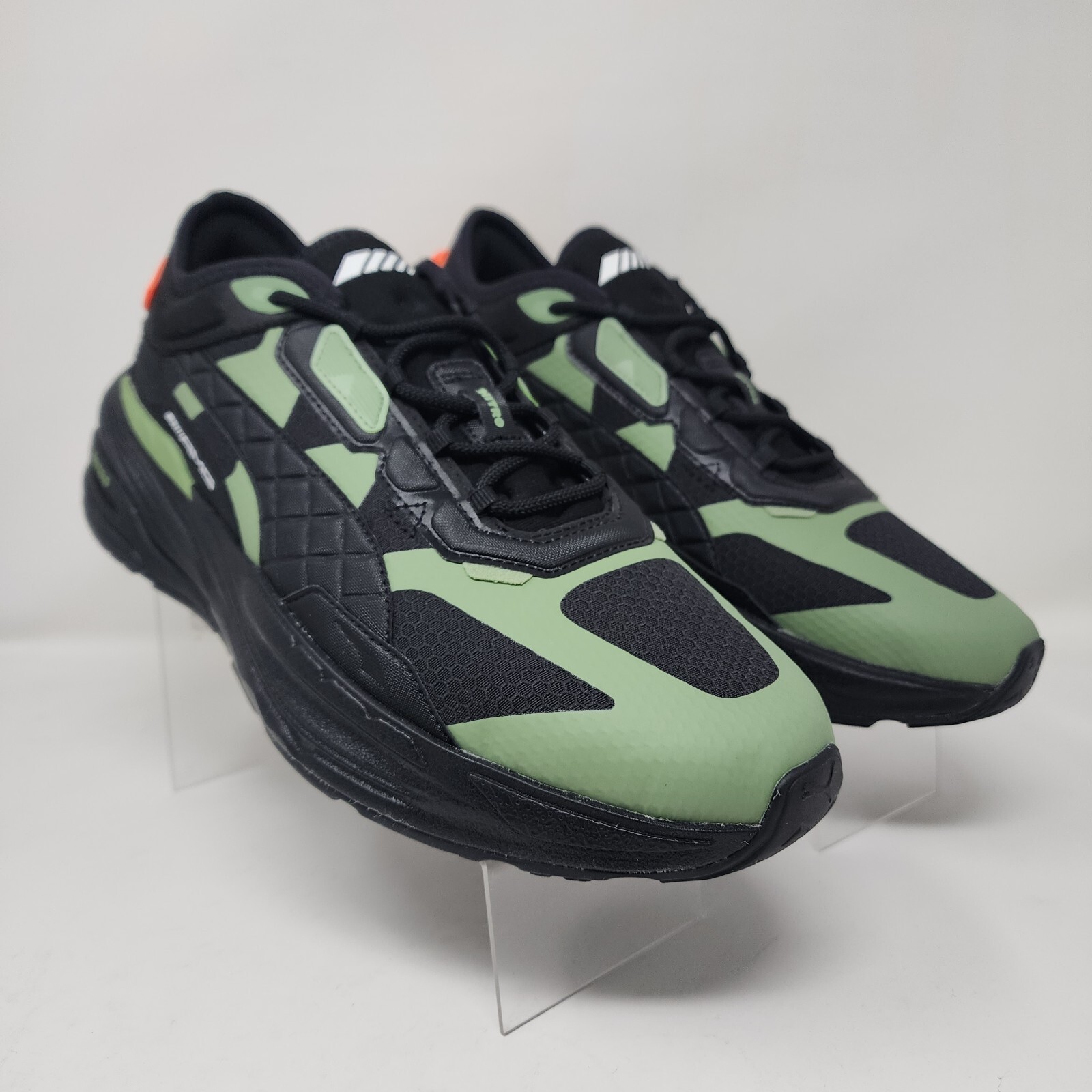 Puma Running Shoes Mens 10 Black Mercedes AMG Petronas Gym Active Sneakers Logo-image