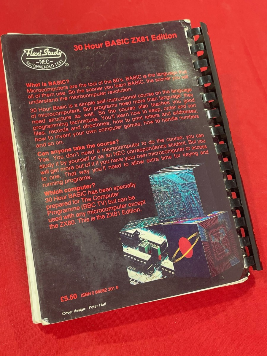 コンピュータ・IT Technical books ZX81 Basic Programming Book for Vintage Sinclair Computer
