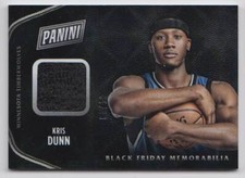 2016 Panini Black Friday Galactic Headband Relic Rookie #BK1 Kris Dunn 09/10