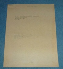 NASA Skylab IV Postflight Crew Press Conference Briefing Transcript Feb 22, 1974