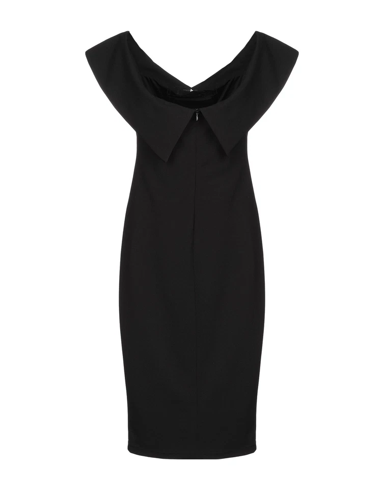 HALE BOB 157293 Women's Sleeveless Sheath Dress Solid Black Sz. Medium - Image 2 of 2