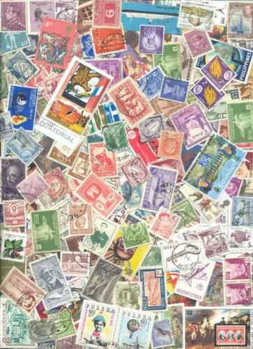 250 Worldwide Stamps - All Different! Mixture of Large, Medium and Small Stamps. - Image 2 of 4