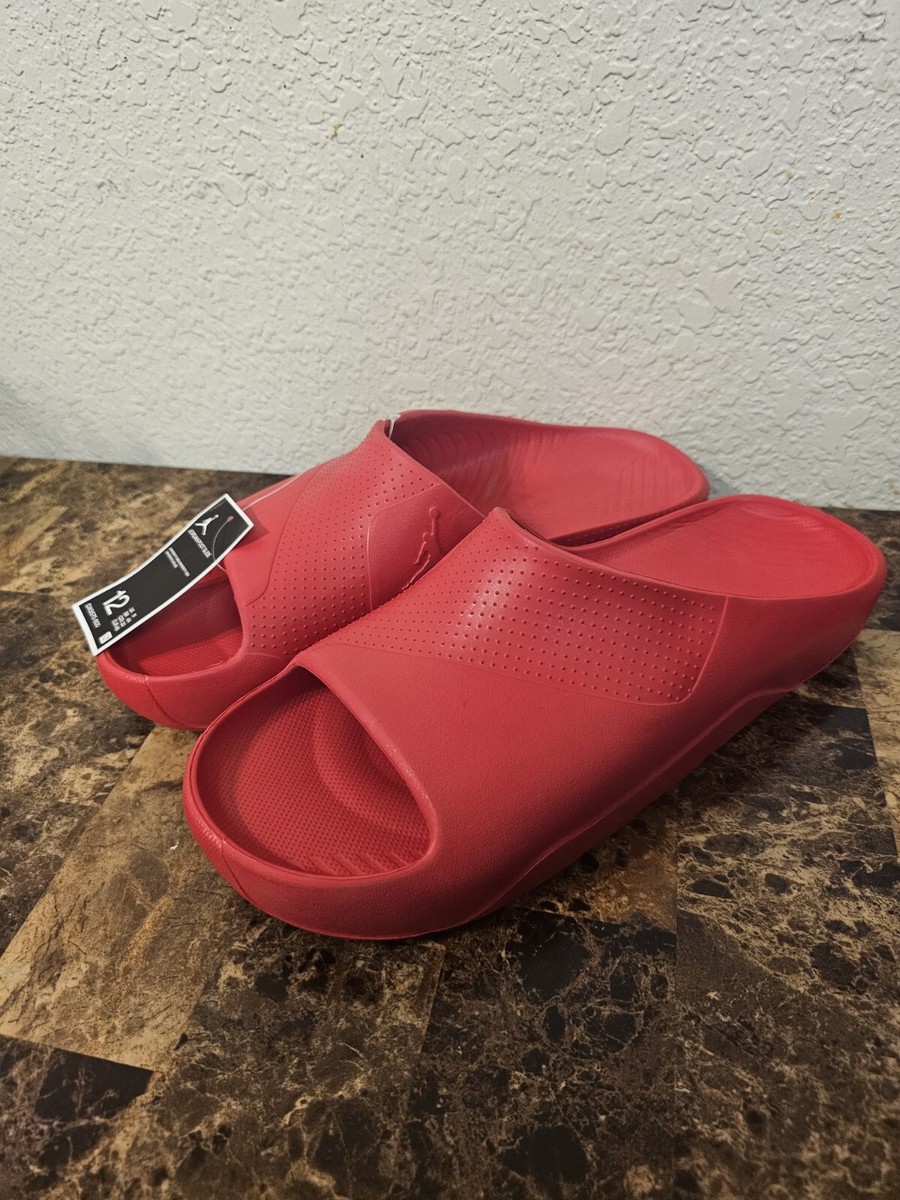 New NIKE Jordan Post Slides Color University Red Men display picture 1
