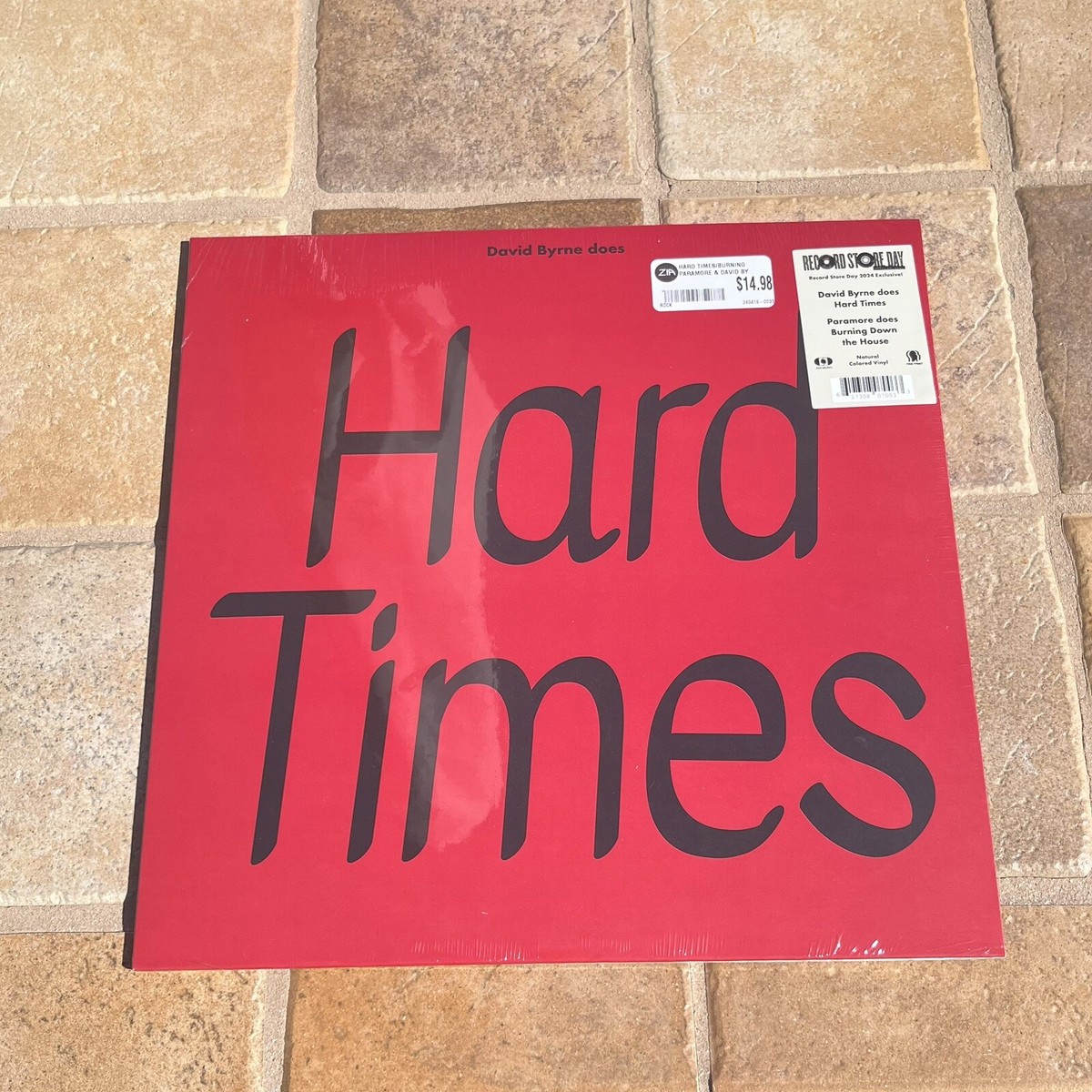 David Byrne & Paramore - Hard Times/Burning Down The House RECORD