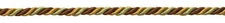 Gold Brown Green 3/16" Decorative Rope Cord Golden Chestnut [By The Yard]