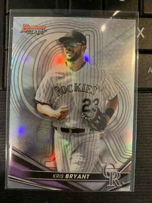 KRIS BRYANT 2022 BOWMAN S BEST REFRACTOR SP #64 FREE SHIP