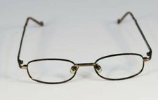 Fossil TRIMLINE Tortoise Shell Brown Metal Eyeglass Frames Designer Rx Eyewear