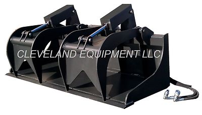 NEW 60'' GRAPPLE BUCKET SKID STEER LOADER ATTACHMENT Gehl Cat ASV Posi Track JCB