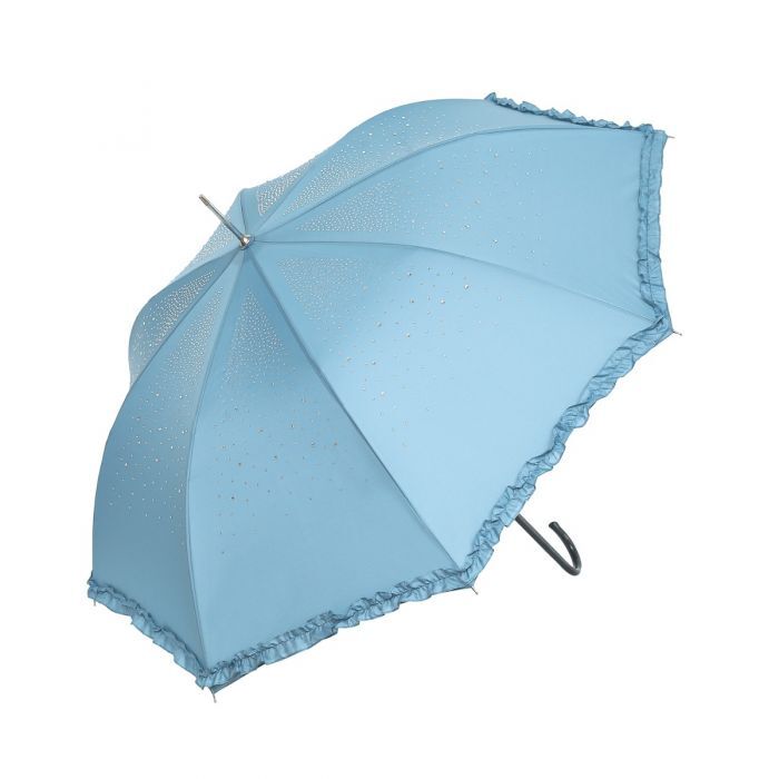Paraguas Funky Damas Brillante y Encaje Caminar Brolly Automático Pulsador Paraguas