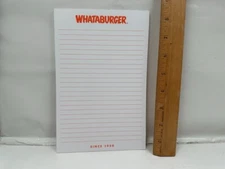 Whataburger Notepads Notes Desk **READ**