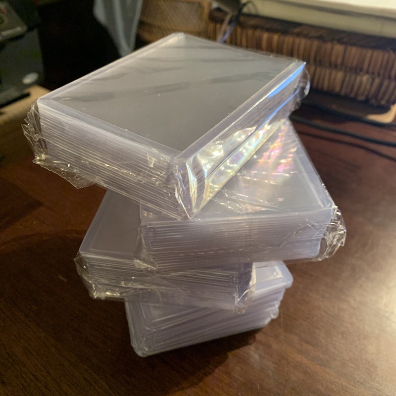 Plastic Toploaders For Trading Cards. 2.25”x3.25”. 25 Point Sunhe YHK - 88 Count